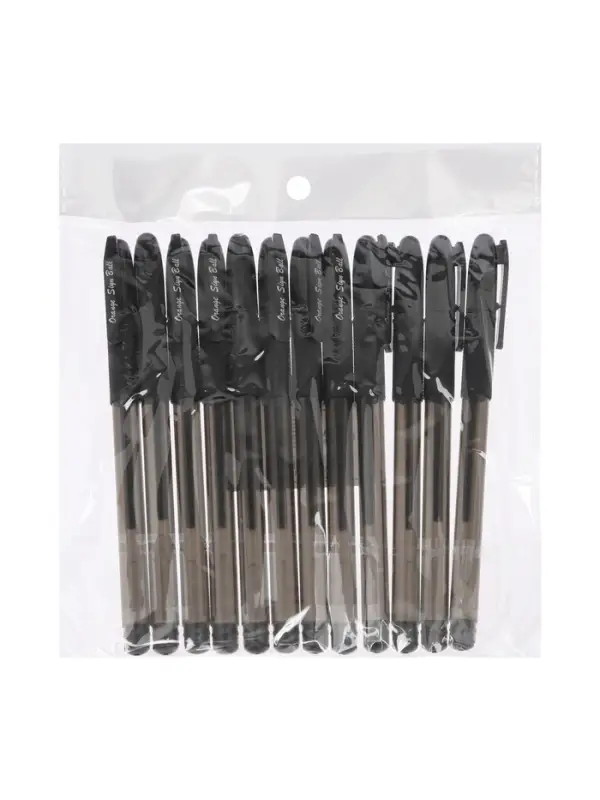 Ручка гелевая, чёрный стержень, узел 0.5 мм, резиновый упор