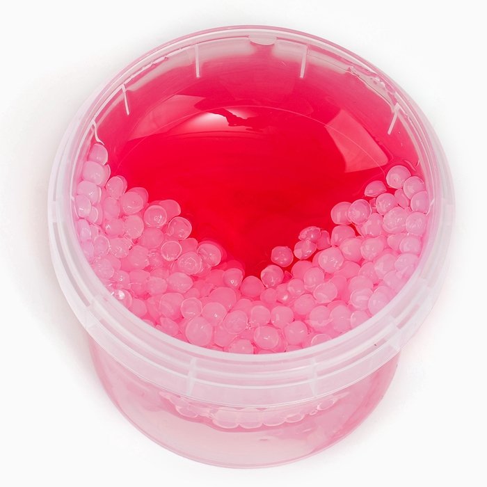 Слайм «Стекло», Smaсk с шариками, розовый, 90 г Слайм «Стекло», Smaсk с шариками, розовый, 90 г