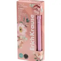 Ручка гелевая ErichKrause. G-Reed Stick Pastel Bloom, чёрный стержень, узел 0.38 мм