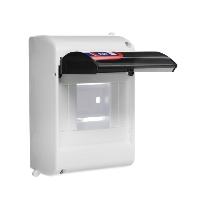 Бокс IEK КМПн 2/4, 4 модуля, IP30, прозрачная крышка, пластик Бокс IEK КМПн 2/4, 4 модуля, IP30, прозрачная крышка, пластик