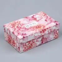 Коробка подарочная прямоугольная, упаковка, Beauty, 18 х 11 х 6.5 см