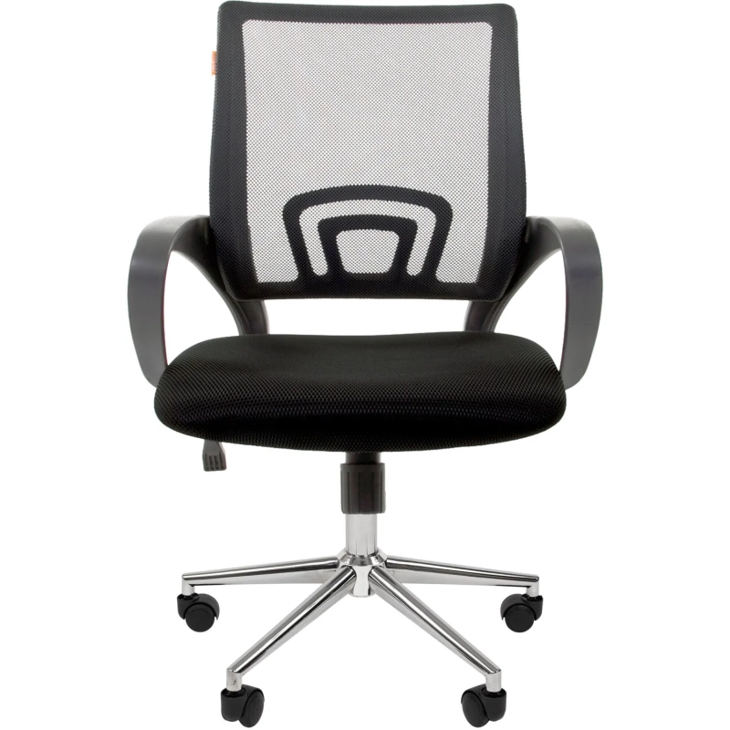Кресло VT_Chairman 696 сетка/ткань TW черный хром