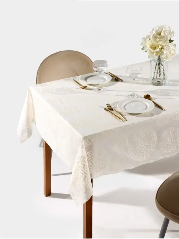 Клеёнка на стол ажурная Lace &laquo;Одуванчик&raquo;, ширина 137 см, рулон 20 метров, толщина 0,3 мм