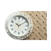Часы настенные классические, бесшумные, плавный ход, d=39.5 см, белые, от батарейки 1&times;АА