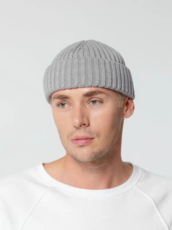 Шапка Hipsta, серебрито-серый меланж Шапка Hipsta, серебрито-серый меланж