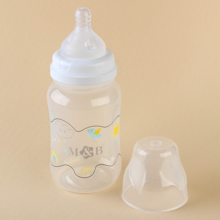 Бутылочка для кормления, широкое горло, от 0 мес., 270 мл. Бутылочка для кормления, широкое горло, от 0 мес., 270 мл.