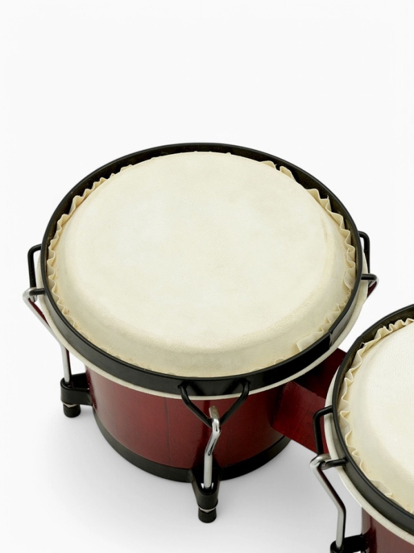 Барабан Бонго Music Life 6 х 7 дюймов, красный Барабан Бонго Music Life 6 х 7 дюймов, красный