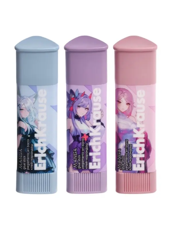 Клей-карандаш, ErichKrause Manga, PVP, точечное нанесение, 13 г