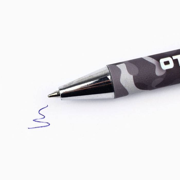 Ручка автоматическая шариковая  Ручка автоматическая шариковая "С 23 февраля", пластик, 0.7 мм, синяя паста