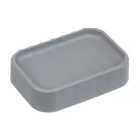 Мыльница тм VETTA Сидней, пластик, PP, серый, 11,4x7,3x2,8см