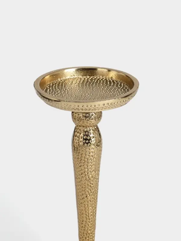 Подсвечник &laquo;Звездная пыль&raquo;, 10&times;10&times;23 см, алюминий