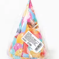 Набор колпаков праздничных «С Днём рождения, весёлые зверята», 6 шт Набор колпаков праздничных «С Днём рождения, весёлые зверята», 6 шт