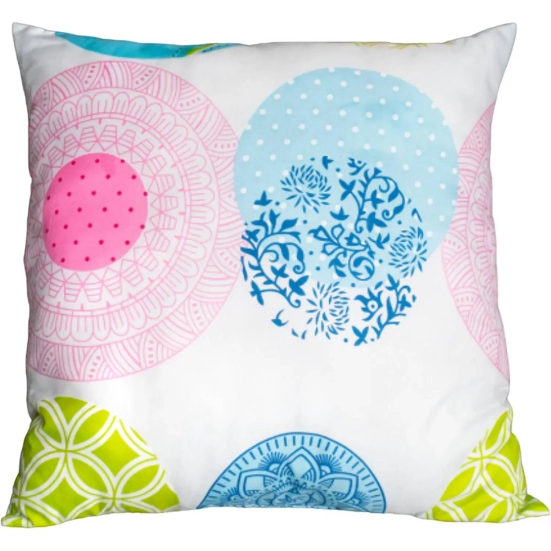 Подушка 70х70 см Эконом (иск.леб.пух/лавсан ПЭ 100%), ассорти