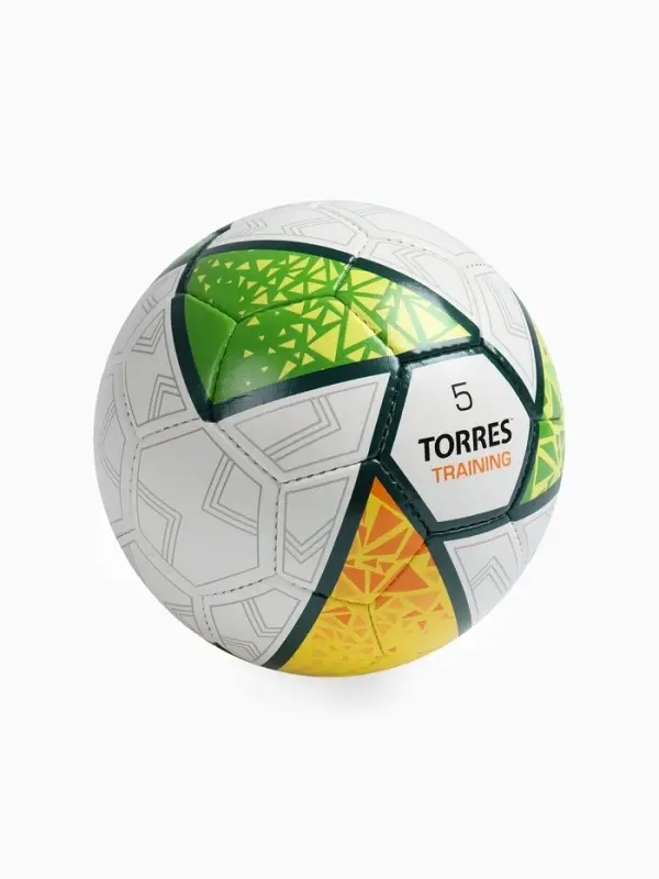 Футбольный мяч TORRES Training, F323955, ручная сшивка, 32 панели, р. 5, PU