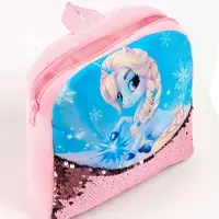 Рюкзак детский с пайетками «Единорог и снежинка» 23×28 см