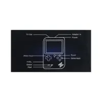 Игровая приставка 400 в 1, AV кабель, 8 бит, красная