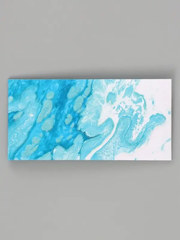 Конверт для денег &laquo;Море&raquo;, глиттер, 16.5&times;8 см