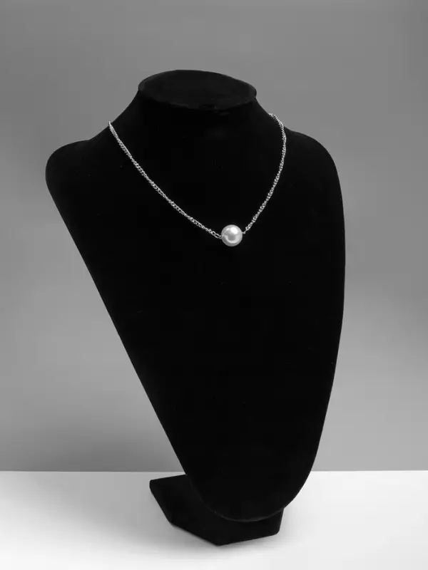 Бюст для украшений QF, 23&times;15&times;34 см, h=34 см, чёрный