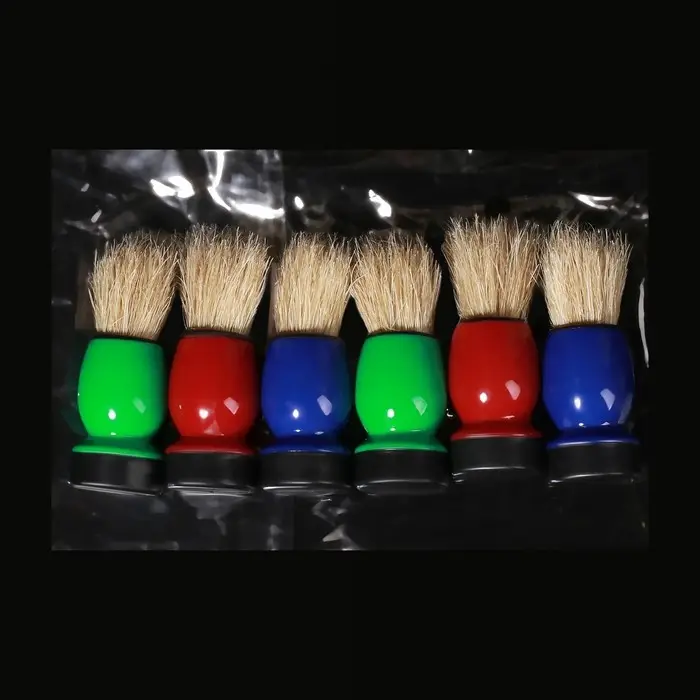 Помазок для бритья, фасовка 6 шт., МИКС Помазок для бритья, фасовка 6 шт., МИКС