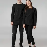 Футболка с длинным рукавом Lehta, черная, размер 3XL