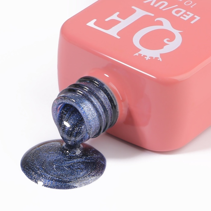 Гель лак для ногтей «CAT`S EYE GENTLE», 3-х фазный, 10 мл, LED/UV, цвет синий (54) Гель лак для ногтей «CAT`S EYE GENTLE», 3-х фазный, 10 мл, LED/UV, цвет синий (54)