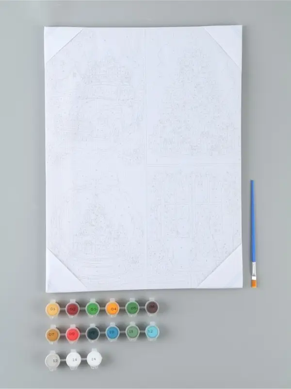 Картина по номерам &laquo;Новогодняя история&raquo;, 30&times;40 см