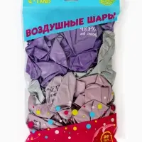 Воздушные шары латексные 12" &laquo;Комплименты для девушки&raquo;, 50 шт.