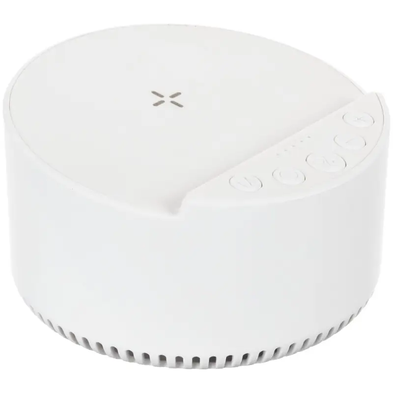 Bluetooth-колонка с беспроводной зарядкой relaxTime, белая