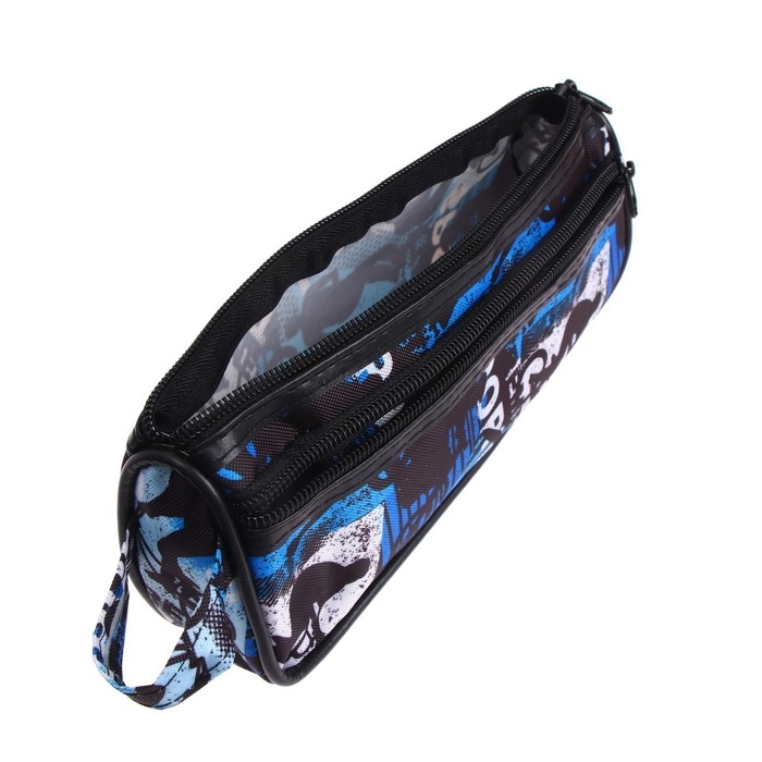 Пенал школьный на молнии Calligrata Пенал школьный на молнии Calligrata "Спорт", 2 отделения, МИКС