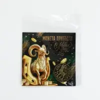 Монета сувенирная, латунь &laquo;Монета богатства&raquo; d=2.5 см