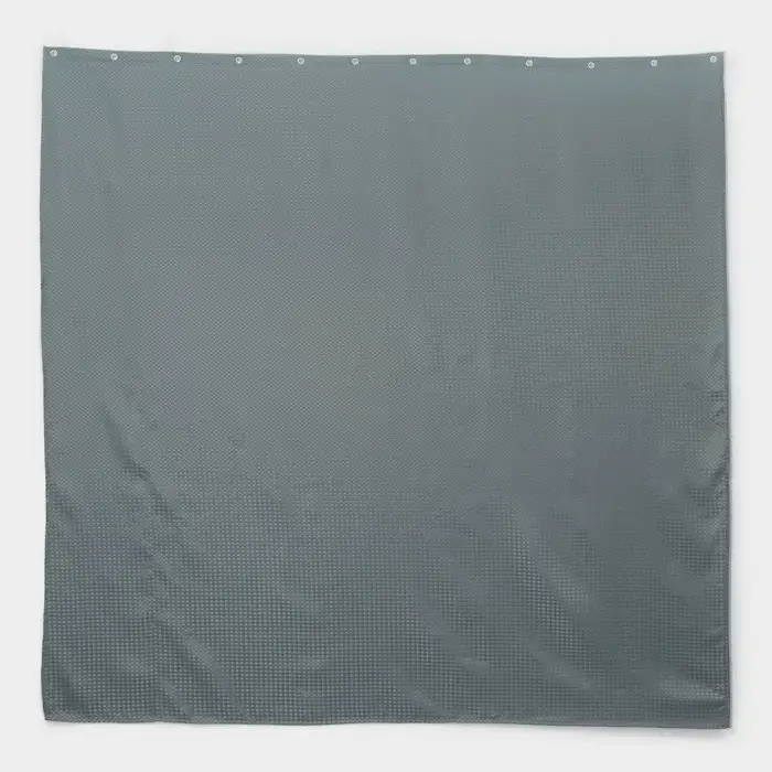 Штора для ванной &laquo;Олива&raquo;, с люверсами, 180&times;180 см, полиэстер, серая