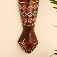 Маска деревянная &laquo;Зебра&raquo;, 50&times;11&times;5 см, декор на стену