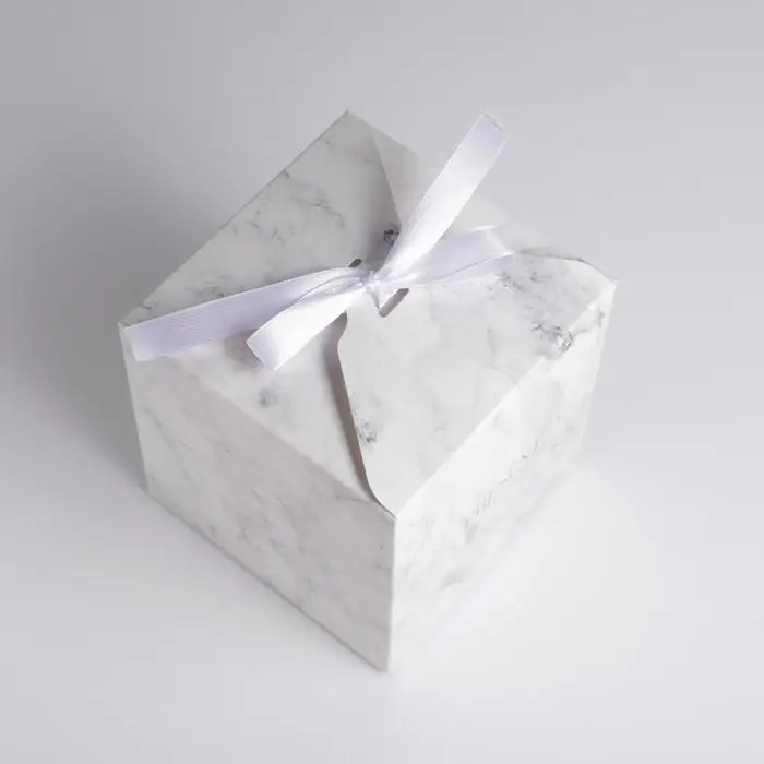 Коробка подарочная складная, упаковка, «Мрамор», 12 х 12 х 12 см Коробка подарочная складная, упаковка, «Мрамор», 12 х 12 х 12 см