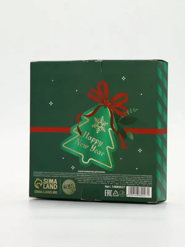 URAL LAB Винтер Мелоди Make A Wish, Набор бомбочек для ванны, 6х40 гр