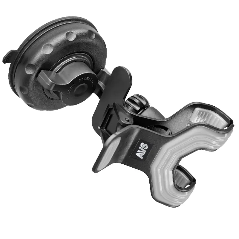 Держатель для смартфонов универсальный AVS AH-2227-BL в блистере "Двойная прищепка"