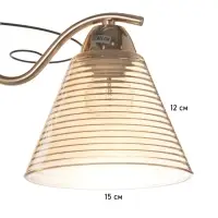 Люстра &laquo;Кольцо&raquo; 5&times;40 Вт Е27 золото 58&times;58&times;24 см