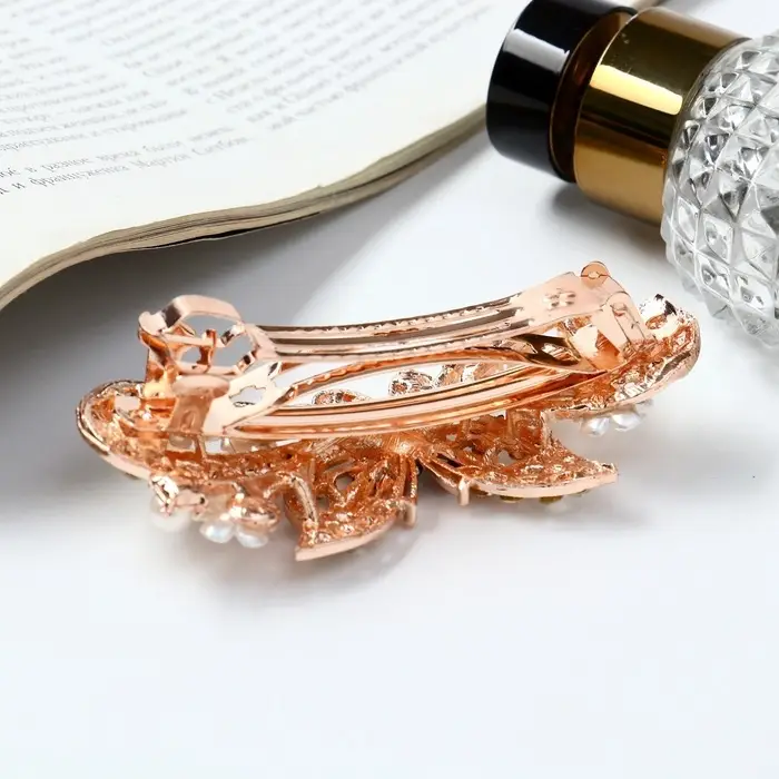 Заколка - автомат для волос &laquo;Сильвия&raquo;, бабочка галант, 9 см