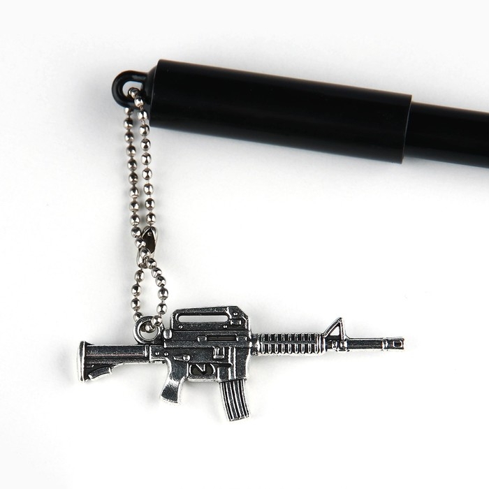 Ручка шариковая синяя паста 0.5 мм с подвеской автомат «23 февраля» пластик Ручка шариковая синяя паста 0.5 мм с подвеской автомат «23 февраля» пластик