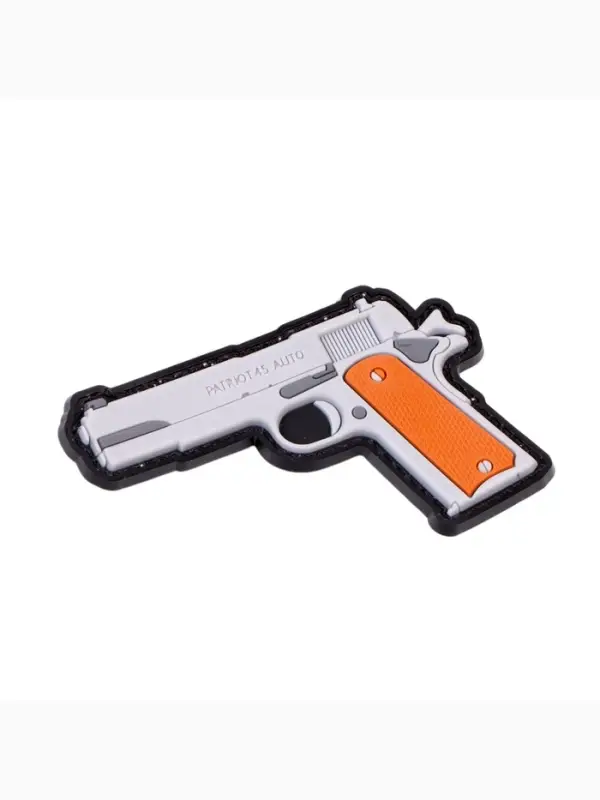 Шеврон на одежду &laquo;Пистолет&raquo;, на липучке, 6&times;5 см, разноцветный