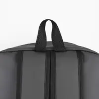 Рюкзак школьный, водонепроницаемый, однотонный, 1 отделение, 3 кармана, 31&times;11&times;40 см, серый