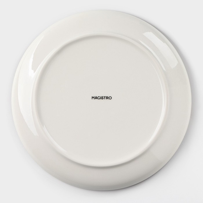 Тарелка пирожковая Magistro «Церера», d=18 см, фарфор, голубой