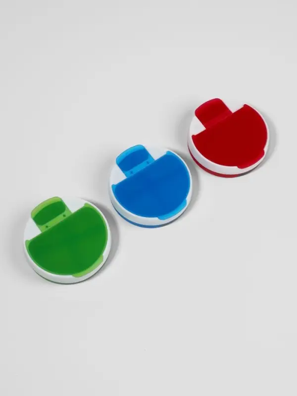 Таблетница, d=7×2 см, 4 секции, МИКС