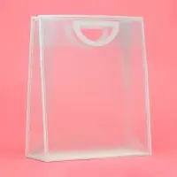 Пакет ПП с вырубной ручкой, прозрачный, 36&times;30&times;13 см, белый