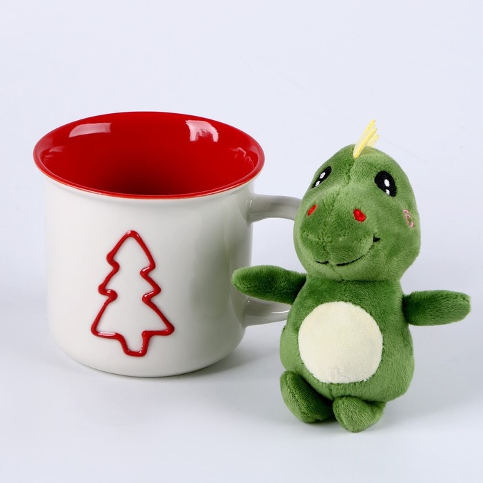 Новогодний набор «Исполнения желаний», игрушка в кружке, МИКС Новогодний набор «Исполнения желаний», игрушка в кружке, МИКС