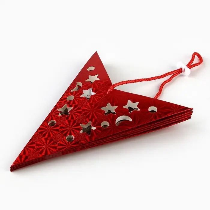 Звезда интерьерная с гирляндой модель G-15 Звезда интерьерная с гирляндой модель G-15 "Бой курантов", 45 х 45 см