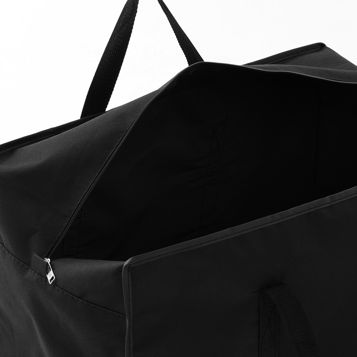 Сумка хозяйственная на молнии, цвет чёрный Сумка хозяйственная на молнии, цвет чёрный