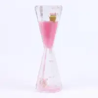 Часы гелиевые, антистресс, 17&times;5.5 см, розовые