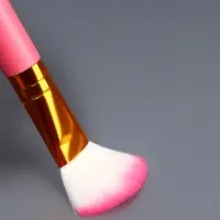 Набор кистей для макияжа COLOR POWER pink, 12 шт., футляр, розовый