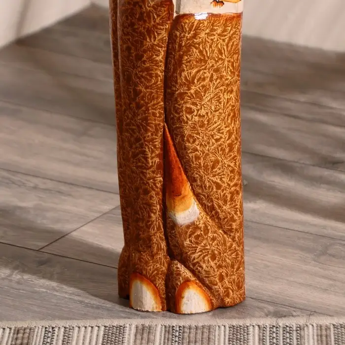 Сувенир дерево "Кошка в ошейнике с сердечком" 80 см