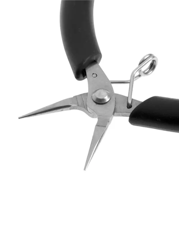 Круглогубцы для электроники ТУНДРА mini, нерж. сталь, противоскользящие рукоятки, 90 мм